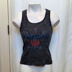 BD Sweats Ribbed Rock & Roll Top